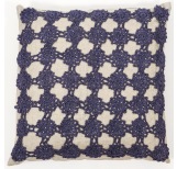 Flower Burst Crochet Cushion