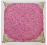Mandala Crochet Cushion