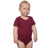 Akashi Baby S/S One-piece- Maroon