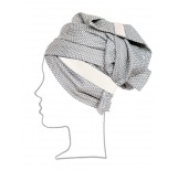 Hand/Hair Towel,Light Grey Piqu -