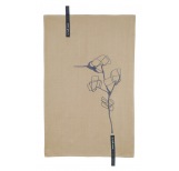 Tea Towel with Art Motif,Clay