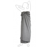 Wellness Towel,Dark Grey Piqu