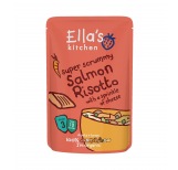 super scrummy Salmon Risotto with a sprinkle of ch