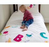 Organic Cotton Emboidered Kid's Duvet Cover