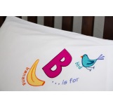 Organic Cotton Embroidered Kid's Pillow Case