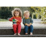 Baby envelope-neck vest