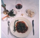 Lammragout mit Knoblauch und Kräuter