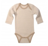 Body, langarm - hazelnut striped