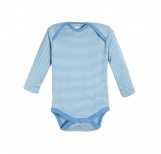 Body, langarm - natural/blue stripe