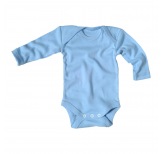 Body, langarm - light blue