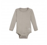 Body, langarm - taupe