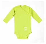 Wickelbody, langarm - lime