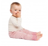Lange Unterhose - natural/rose striped