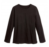 Langarm-Shirt - black