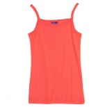Spaghetti-Träger-Top - coral
