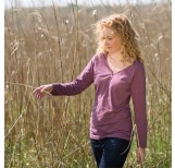 Langarm-Shirt - berry melange
