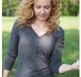 Langarm-Shirt - anthracite melange