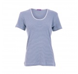 Shirt - china blue/white striped