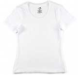 Women's Organic T-shirt Crew Neck White