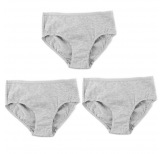 Girl's Organic Hipsters Grey