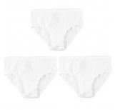 Girl's Organic Hipsters White
