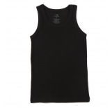 Boy's Organic Tank Black