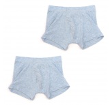 Boy's Organic Boxer Briefs Blue