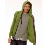 Zip Hoodie green