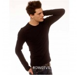 Herenshirt stretch black