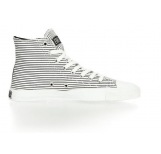 Fair Trainer White Cap 16 White w/ Black Pinstripe