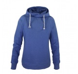 Damen Hoody in blau melange