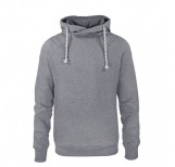 Herren Hoody in hellgrau melange