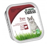 Paté cat food with beef