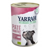 Canned paté dog food with pork