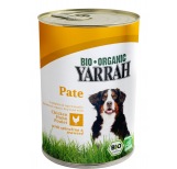 Canned paté dog food with chicken