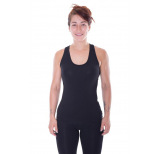 Women's Black Racerback Singlet