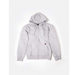 Unisex Grey Hoodie Zipped Organic Fairtrade