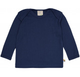Shirt langarm Uni mit Rippe