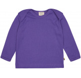 Shirt langarm Uni mit Rippe