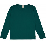 Shirt langarm Uni mit Rippe