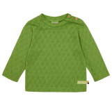 Shirt langarm mit Lochmuster